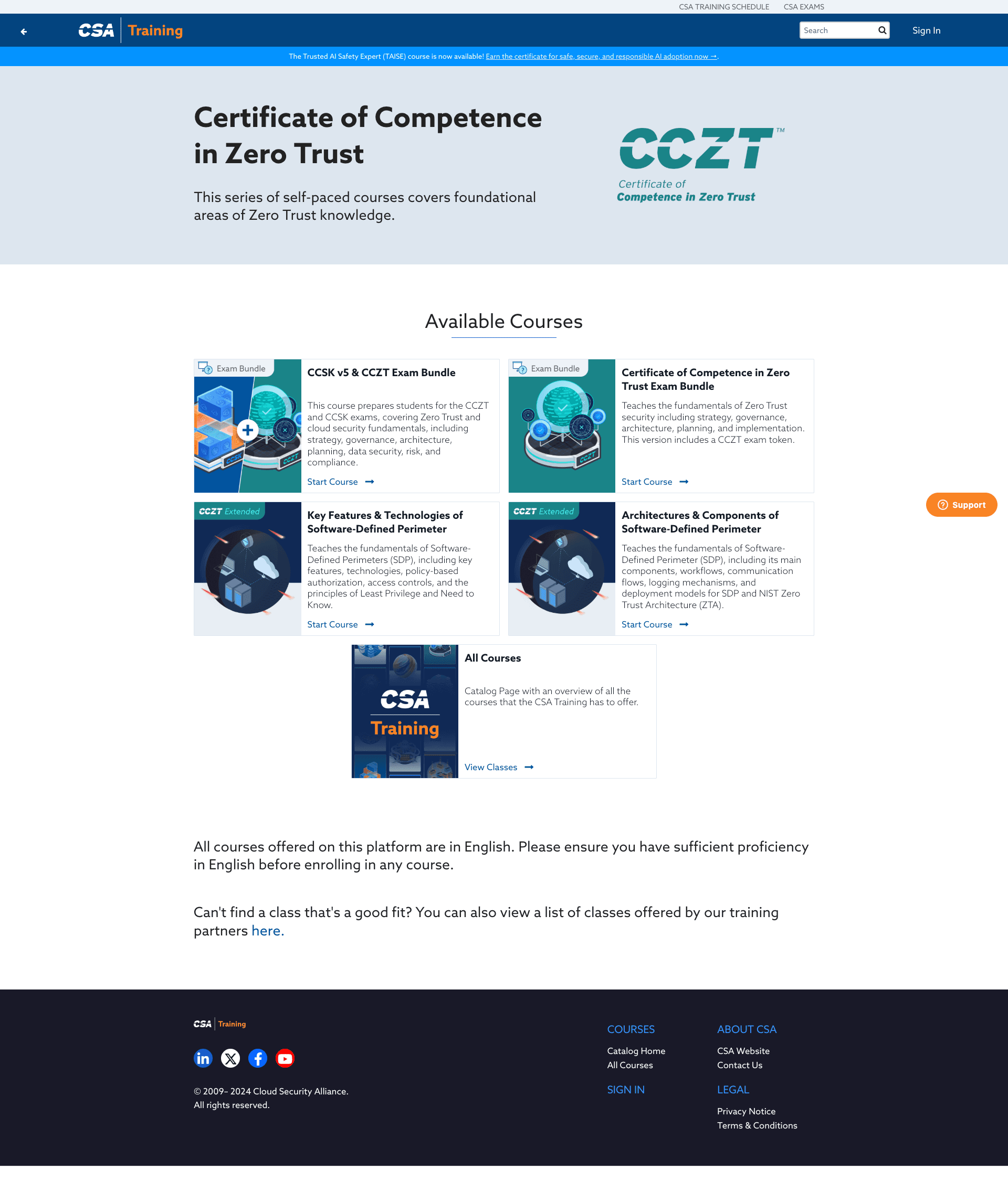 Specialty catalogues redesigned view